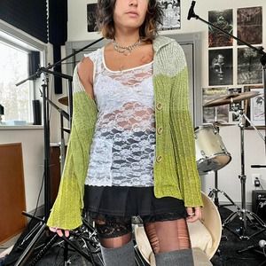 Frilly fairycore lace top